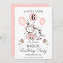 Search for 6th birthday invitations Magical