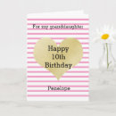 Search for granddaughters 10th birthday cards Kids