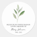 Search for funeral service stickers Memorial