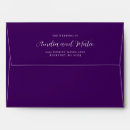 Search for purple wedding envelopes Traditional
