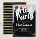 Search for artist birthday invitations Pink