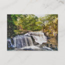 Search for waterfall business cards Landscape