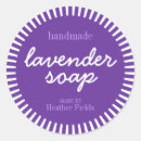 Search for lavender soap stickers Purple