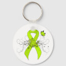 Search for green ribbon key rings Awareness