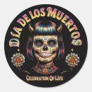 Search for mexican sugar skulls stickers Dia de los muertos