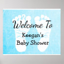Search for blue footed posters Baby shower