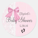 Search for lace baby shower thank you stickers Mother to be