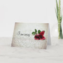 Search for i am sorry cards Rose