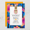 Search for tiki shower invitations Luau