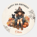 Search for cute girl witch stickers Costume party