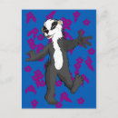 Search for badgers postcards Cartoon badger