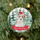 Search for jack russell christmas tree decorations Puppy