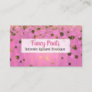 Search for glitzy business cards Chic