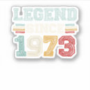 Search for vintage 1973 stickers Born in 1973