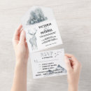 Search for rustic deer wedding invitations All in one