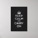 Search for keep calm canvas prints Motivational