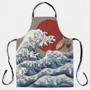 Search for japanese crane aprons Red
