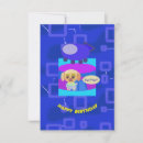 Search for anime birthday invitations Blue