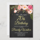 Search for womens 70th birthday invitations Adult birthday party