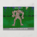 Search for beasts postcards Monster