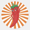 Search for red hot chilli stickers Peppers