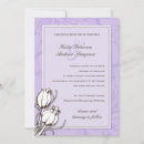 Search for lavender and brown wedding invitations Purple