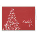 Search for christmas tree table cards Elegant