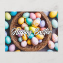 Search for egg basket postcards Happy easter