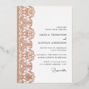 Search for rose gold foil wedding invitations Script