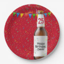 Search for 25th birthday plates Celebration