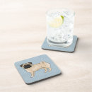 Search for pug dog coasters Mops