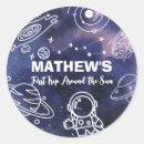 Search for astronaut birthday stickers Blast off