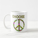 Search for floral peace sign mugs Cute