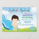 Search for waterslide party invitations Kids pool party