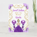 Search for purple sweet 16 birthday cards Flowers