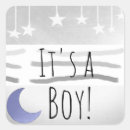 Search for new baby boy announcement stickers Its a boy