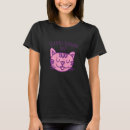 Search for funny cat womens tshirts Pink