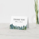 Search for mountain wedding thank you cards Pine tree