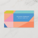 Search for artsy business cards Colourful