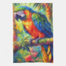 Search for blue parrot Tropical