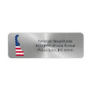 Search for map return address labels Patriotic
