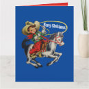 Search for vintage cowboy christmas cards Western