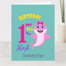 Search for shark birthday cards Kids