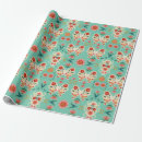 Search for vintage butterfly wrapping paper Green