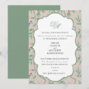 Search for front and back invitations Dusty blue