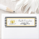 Search for 60 return address labels Black and white
