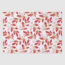 Search for autumn leaves tissue paper Red