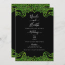 Search for lime green and black wedding invitations Modern