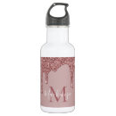 Search for rose gold glitter water bottles Chic
