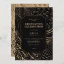 Search for traditional graduation invitations Black